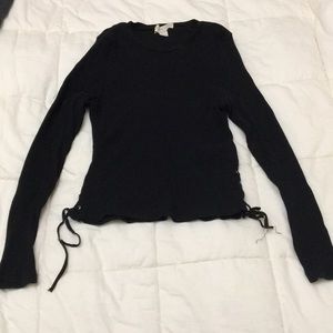 Nicki Minaj black crop top